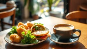 snacks and coffee available